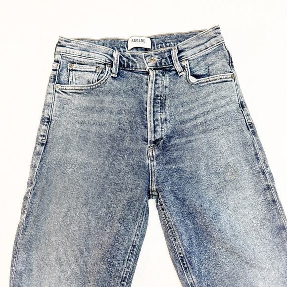 AGOLDE Nico High Rise Slim Vintage Wash Denim Jeans A093-1256 Size 25 - Picture 4 of 8